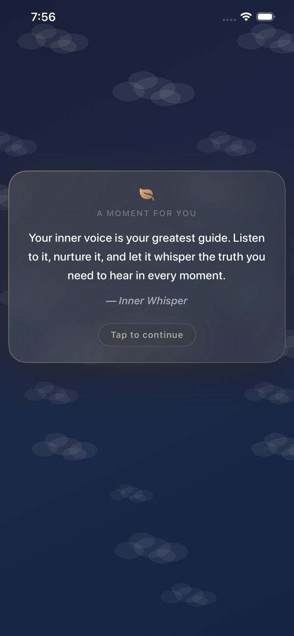 Inner Whisper — quote moment